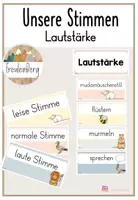 Vorschau - Poster - Unsere Stimmen - Lautstärke (Klassenraum) - Deckblatt