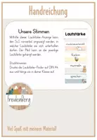 Vorschau - Poster - Unsere Stimmen - Lautstärke (Klassenraum) - Seite 1