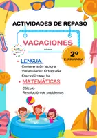 Vista previa - Refuerzo / NEE / Materiales de apoyo - CUADERNO ACTIVIDADES DE VERANO 2ºEP - Portada