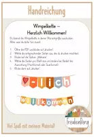 Vorschau - Präsentationen/Tafelbilder - Wimpelkette - Herzlich Willkommen! - Seite 1