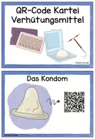 Vorschau - Aufgabenkarten - QR-Code Kartei Verhütungsmittel - Seite 2