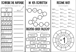 Vorschau - Unterrichtsreihen - Malreihen Broschüren - Einmaleins sicher üben - Seite 3