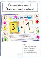 Vorschau - Unterrichtsreihen - Materialpaket Einmaleins-Spiele Malreihen 1-10 - Seite 1