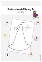 Vorschau - Stundenentwürfe - Buchstabeneinführung Zz mit der Zauberin Zilly - Deckblatt