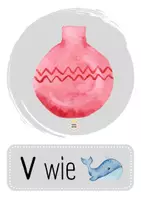 Vorschau - Arbeitsblätter - Buchstabe V v - Bildkarten und Wörter schreiben - Seite 2