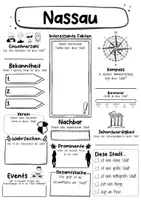 Vorschau - Arbeitsblätter - Nassau Steckbrief - Hauptstadt in Bahamas (Deutsch) - Seite 1