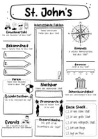 Vorschau - Arbeitsblätter - St. John´s Steckbrief - Hauptstadt in Antigua und Barbuda (Deutsch) - Seite 1