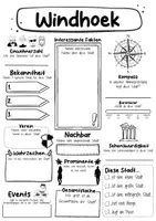 Vorschau - Arbeitsblätter - Windhoek Steckbrief - Hauptstadt in Namibia (Deutsch) - Seite 1