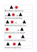 Vorschau - Aufgabenkarten - Satzstreifen: Verben-, Artikel- und Nomensuche - Seite 3