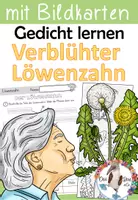 Vorschau - Unterrichtsreihen - Verblühter Löwenzahn - Josef Guggenmos - Sommer Gedicht lernen - große Lernwerkstatt - Deckblatt
