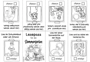 Vorschau - Arbeitsblätter - Lesepass Sommerferien - Seite 3