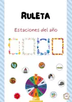 Vista previa - Tarjetas / Manipulativos - Ruleta estaciones del año - Portada