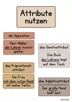 Vorschau - Stundenentwürfe - Sprachwissen - Attribute richtig nutzen - Seite 1