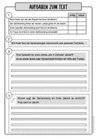Vorschau - Arbeitsblätter - Die Rache der Gartenzwerge - Lesehäppchen / Lesetext mit Fragen / VERA-Vorbereitung /Leseverstehen Grundschule Klasse 3–4 - Seite 2