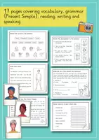 Vista previa - Hojas de trabajo - Pack Describing People / Descripción de Personas (inglés) - página 3