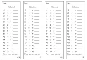 Vorschau - Test - Blitztest_Mathe_Multiplikation Zahl 7 - Seite 2