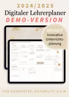 Vorschau - Lehrpläne/Lehrermaterial - Lehrerplaner digital 2024/25_DEMOVERSION - Deckblatt