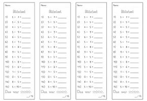 Vorschau - Test - Blitztest_Mathe_Multiplikation Zahl 5 - Seite 3