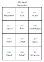Vorschau - Spiele - Bild-Wort Merk es dir Bauernhof - Seite 2