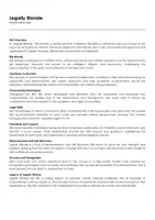 forhåndsvisning - Legally Blonde (Arbejdsark til filmen på engelsk) - forside