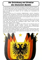Vorschau - Arbeitsblätter - Deutscher Bund: Entstehung, Struktur und Erbe - Seite 1