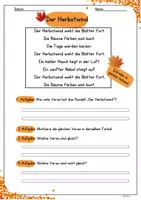 Vorschau - Arbeitsblätter - Herbst- Rondell - Seite 1