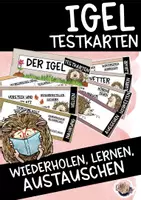 Vorschau - Unterrichtsreihen - Lernfächer zum Igel (Lernen, Festigen, Austauschen) - Deckblatt