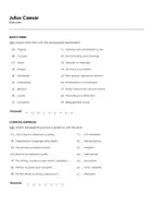 forhåndsvisning - Julius Caesar (Arbeidsark til filmen på engelsk) - side 1