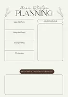 Vorschau - Arbeitsblätter - Character analysis: Social Media Planner - Seite 3
