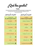 Vorschau - Arbeitsblätter - Tandem - el verbo gustar & indirekte Objektpronomen - Deckblatt
