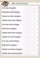 Vorschau - Arbeitsblätter - Arbeitsblatt "Uhrzeiten üben" - Seite 1