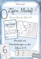 Vorschau - Arbeitsblätter - Ziffern Miniheft - Schreiblehrgang - Deckblatt