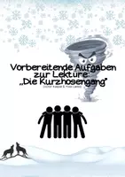 Vorschau - Arbeitsblätter - Vorbereitende Aufgaben zur Lektüre "Die Kurzhosengang" - Deckblatt