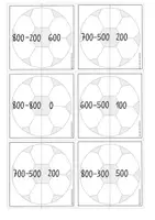 Vorschau - Spiele - Rechenspiel/Legespiel Fußbälle im Zahlenraum bis 1000 (Addition und Subtraktion) - Seite 3