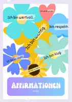 Vorschau - Poster - Bunte Affirmationskarten - Deckblatt