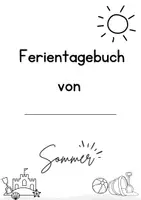 Vorschau - Arbeitsblätter - Sommerferien Tagebuch und Arbeitsheft - Seite 2