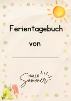 Vorschau - Arbeitsblätter - Sommerferien Tagebuch und Arbeitsheft - Seite 3