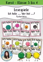 Vorschau - Spiele - Kunstspiel / Lesespiel - Ich habe ... Wer hat ...? - Farbenlehre - Deckblatt