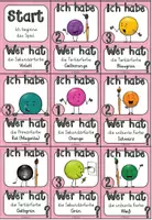 Vorschau - Spiele - Kunstspiel / Lesespiel - Ich habe ... Wer hat ...? - Farbenlehre - Seite 2