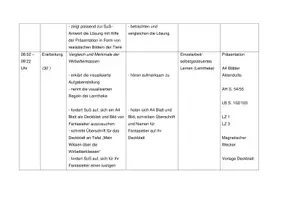 Vorschau - Stundenentwürfe - Unterrichtsentwurf und UB-Material - Wirbeltierklassen - Seite 3