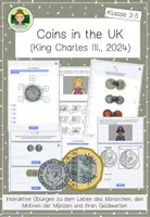 Vorschau - Arbeitsblätter - Materialpaket: UK Money (Englisch Landeskunde Grundschule) - Seite 1