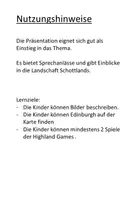 Vorschau - Präsentationen/Tafelbilder - Schottland - interaktive Präsentation - Seite 1