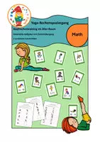 Vorschau - Arbeitsblätter - Yoga-Rechenspaziergang_gemischte Aufgaben im 20er Raum - Deckblatt
