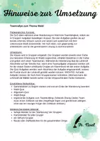 Vorschau - Arbeitsblätter - Teamrallye für Wandertage zum Thema Wald - Seite 1