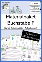 Vorschau - Arbeitsblätter - Mega-Materialpaket zum Buchstaben F - Deckblatt