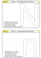Vorschau - Arbeitsblätter - Mega-Materialpaket zum Buchstaben N - Seite 2