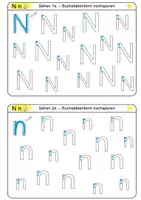 Vorschau - Arbeitsblätter - Mega-Materialpaket zum Buchstaben N - Seite 3
