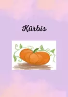 Vorschau - Arbeitsblätter - Kürbis für Halloween - Anleitung zum Malen - Deckblatt