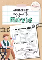 Vorschau - Arbeitsblätter - Arbeitsblatt: my favourite movie - Deckblatt