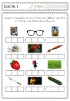 Vorschau - Arbeitsblätter - Buchstabe E - differenzierte Arbeitsblätter in DCH Basisschrift - Seite 2